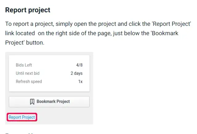 Report Project Steps