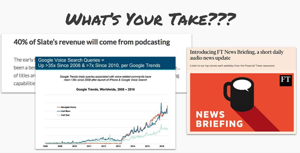 Les podcasts sont-ils la prochaine grande chose dans l'édition?