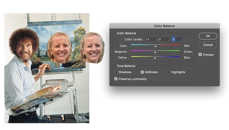 Comment utiliser les outils Opacité et Equilibre Couleur dans Photoshop