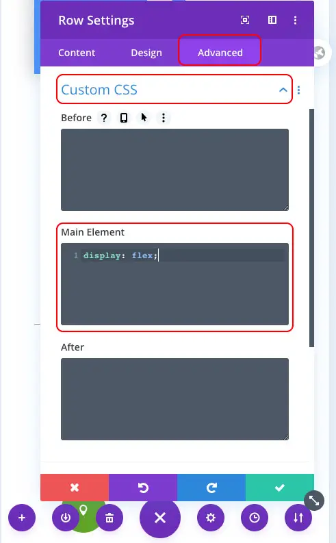 Ajouter du CSS personnalisé à la ligne