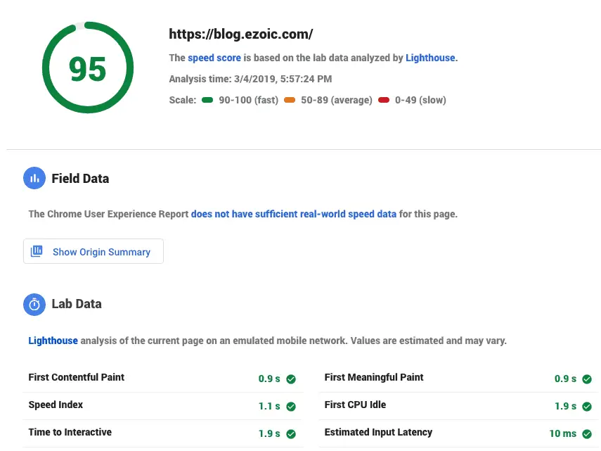 améliorer google pagespeed score avec des images