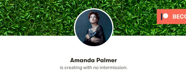 Patreon Amanda Palmer