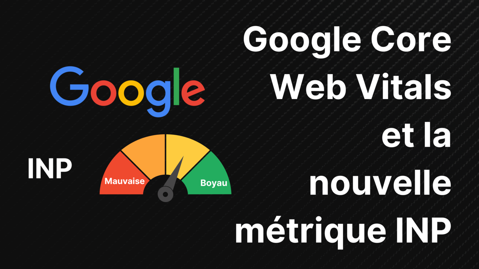 Google Core Web vitals et la métrique INP