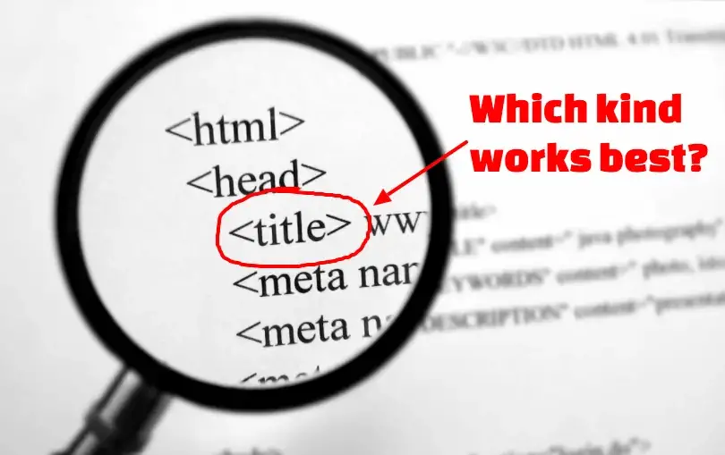 which title tags work best for seo