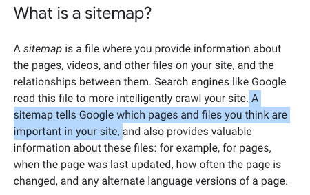 Was sind Sitemaps