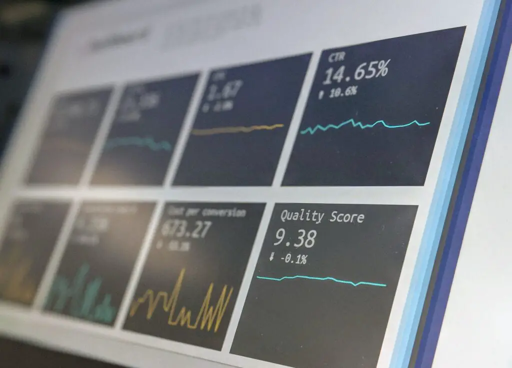 SEO performance metrics graphic