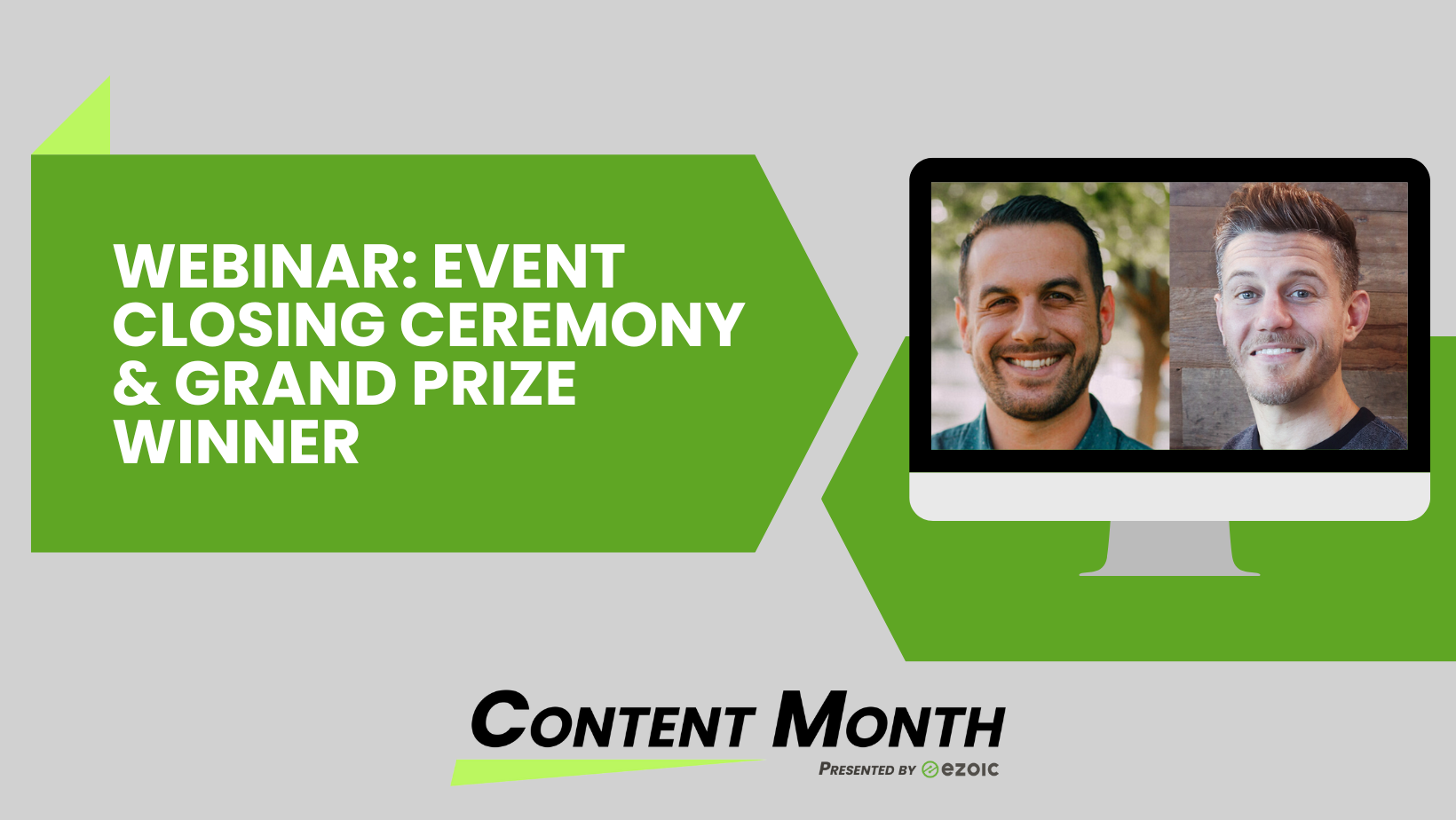 Closing Ceremony Content Month Webinar