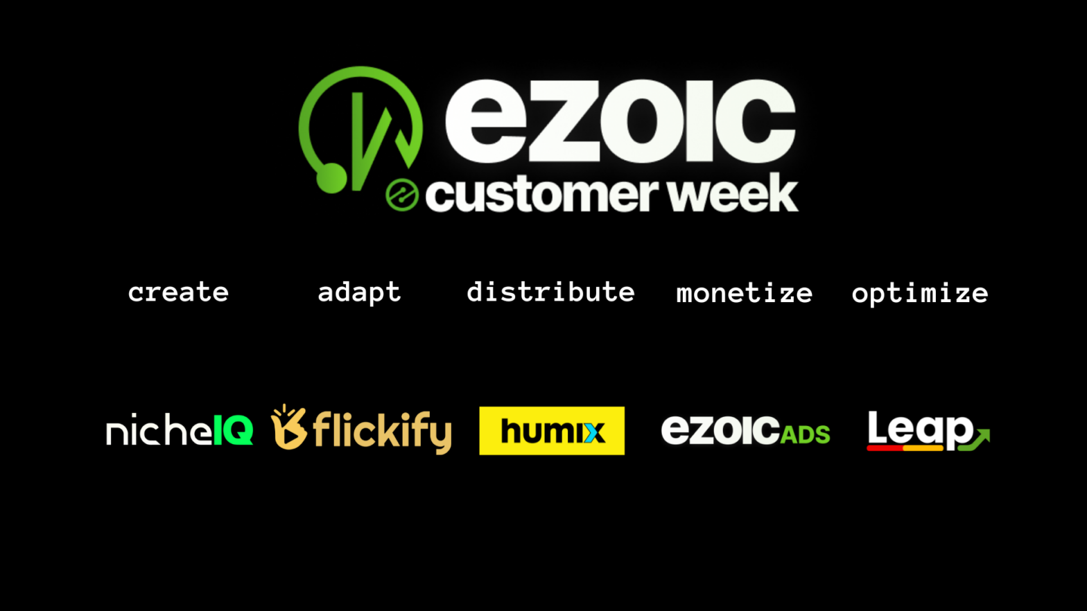 Ezoic Customer Week