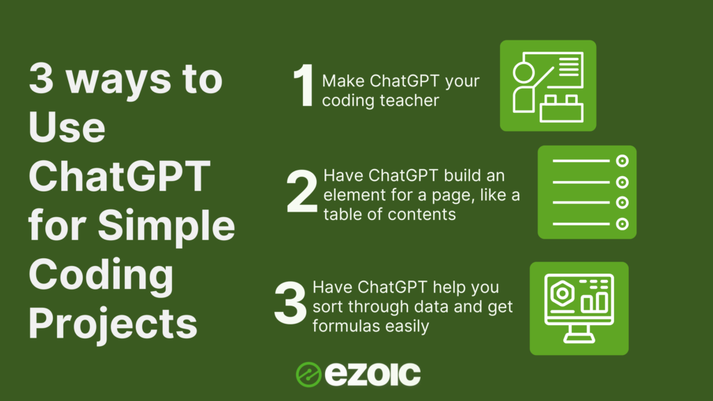 How to use ChatGPT for web development